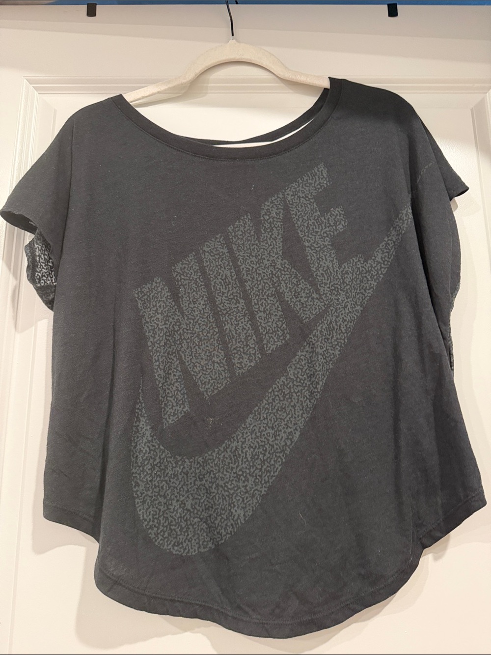 Nike Women’s Black Short-Sleeve Swoosh Tee